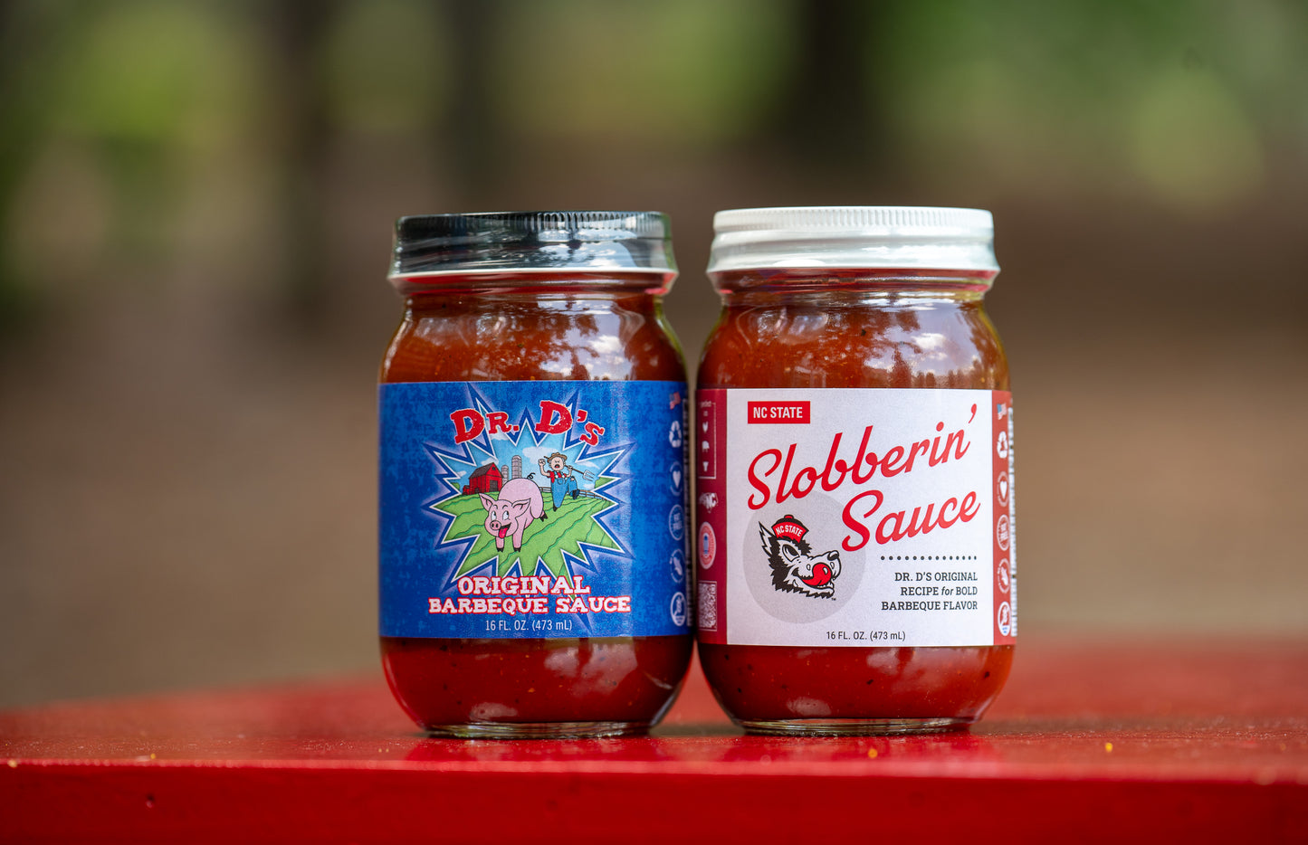 Dr. D's Original Barbeque Sauce AND Slobberin' Sauce Combo (2 - 16 ounce jars) - BEST DEAL!