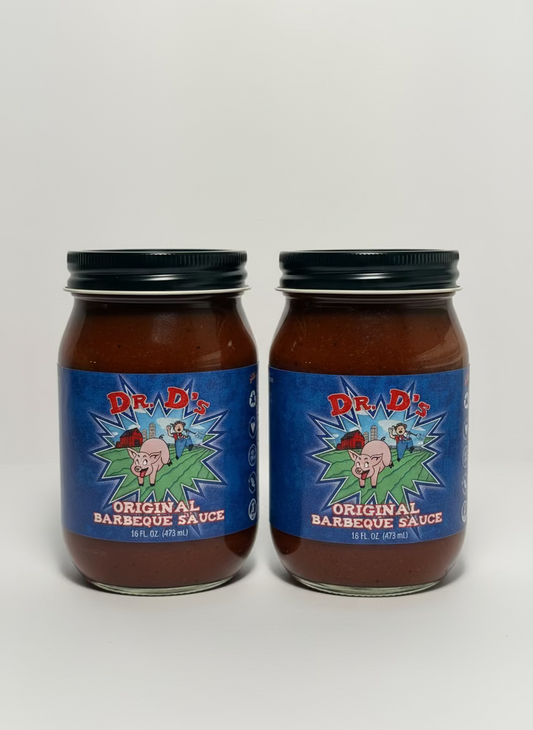 Dr. D's Original Barbeque Sauce (2 - 16 ounce jars) - BEST DEAL!